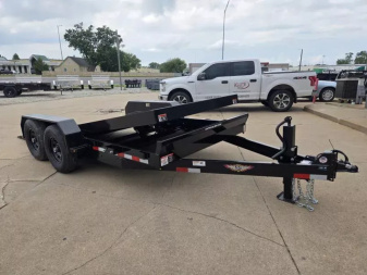 New 2025 H and H Trailer 82x16 Gravity Tilt Equipment Trailer  14K