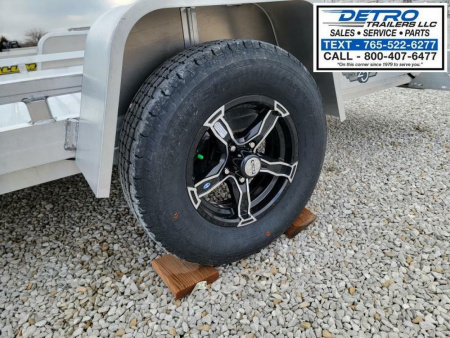 New 2024 Aluma 7712HSLR 3K Torsion Idler Utility Trailer