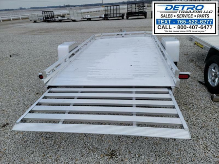 New 2024 Aluma 7712HSLR 3K Torsion Idler Utility Trailer