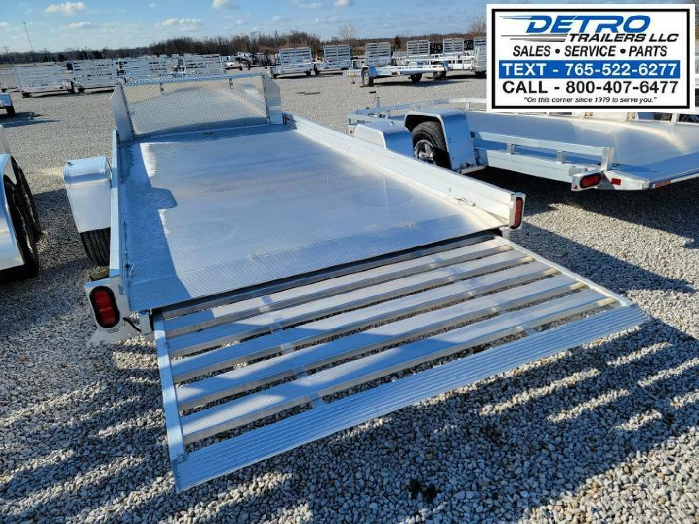 New 2023 Aluma UTR14 3K Torsion Idler Utility Trailer