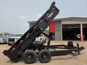 New 2025 H and H Trailer 83x14 Industrial Dump Trailer  14K Scissor