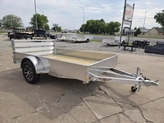 New 2025 H and H Trailer 76x10 Aluminum Solid Side Utility Trailer  3K Idler