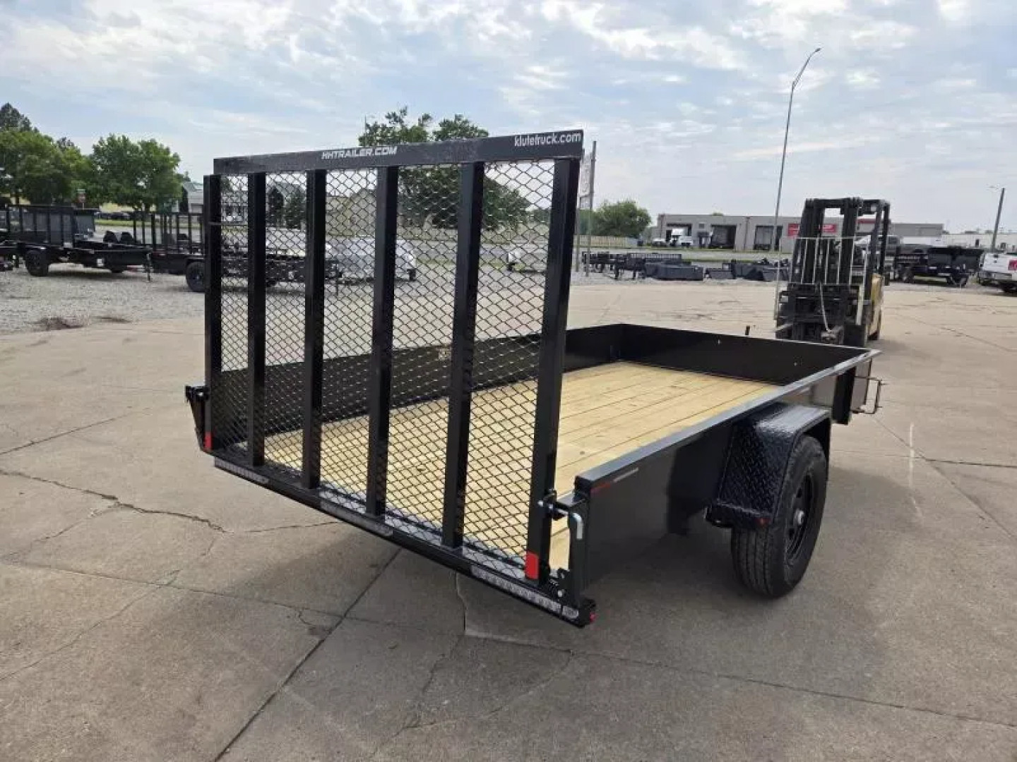 New 2025 H and H Trailer 76x12 Solid Side Utility Trailer  5K Brake