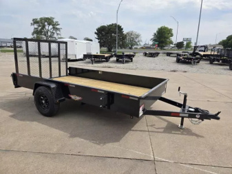 New 2025 H and H Trailer 76x12 Solid Side Utility Trailer  5K Brake