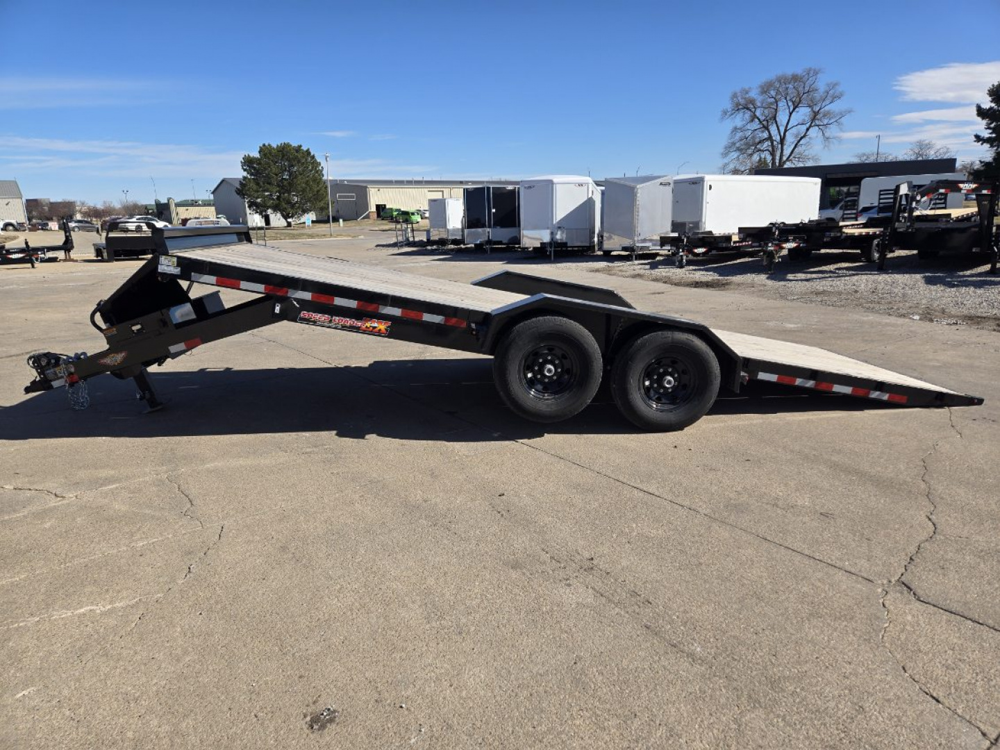 New 2025 H and H Trailer 82x20 Electric Tilt Speed Loader Car Hauler Trailer  14k