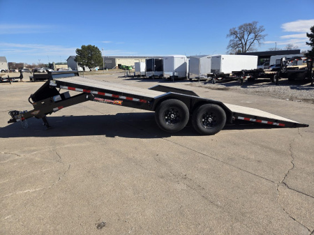 New 2025 H and H Trailer 82x20 Electric Tilt Speed Loader Car Hauler Trailer  14k