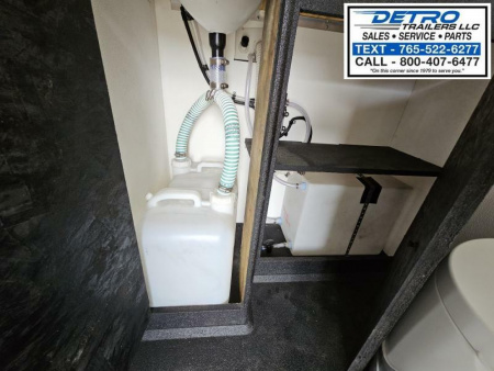 New 2023 Pace American SE 8.5' x 20' 10K Ramp Door Enclosed Trailer w/ Bathroom
