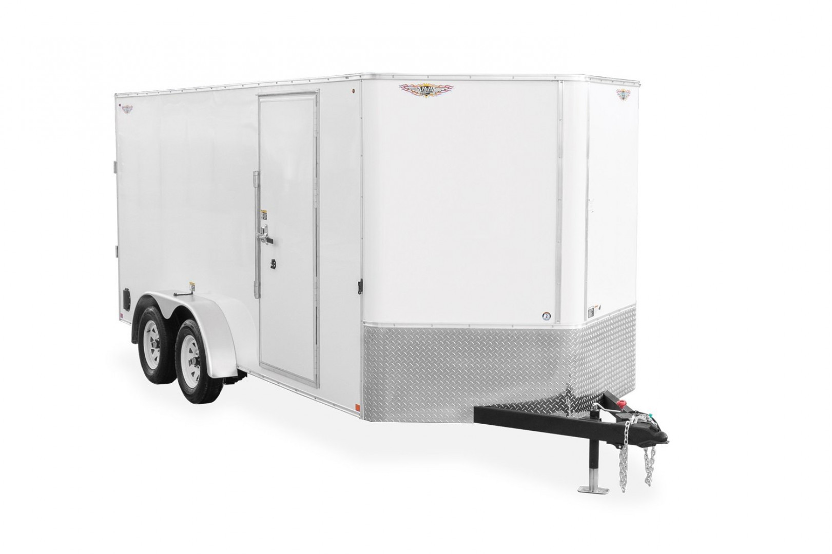 New 2027 H&H Trailers 7x14 HH Series Flat Top V-Nose Enclosed Cargo Trailer 7K Tandem Cargo / Enclosed Trailer