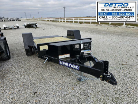 New 2024 Sure-Trac 62" x 10' 6K Single Axle Tilt Bed Equipment Trailer w/ Brakes