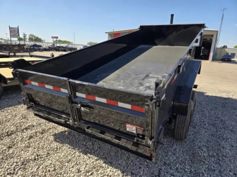 New 2025 H and H Trailer 83 x 16 Telescopic I-Beam Dump Bumper Pull 16K