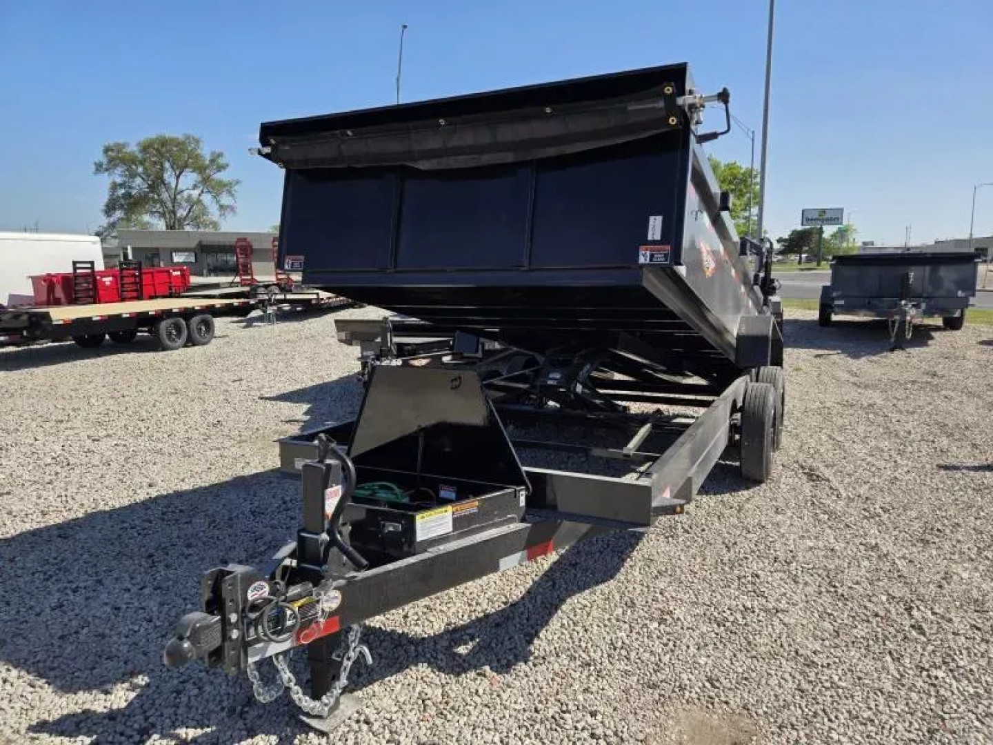 New 2025 H and H Trailer 83x16 Industrial Dump Trailer  16K Scissor