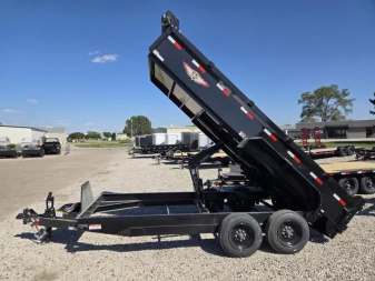New 2025 H and H Trailer 83x16 Industrial Dump Trailer  16K Scissor