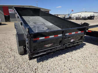 New 2025 H and H Trailer 83x16 Industrial Dump Trailer  16K Scissor