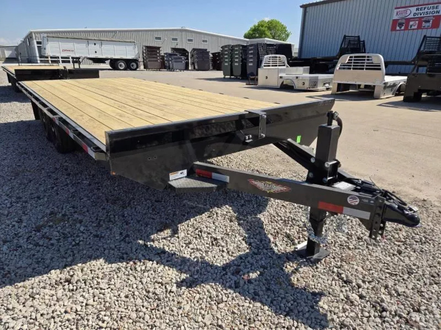 New 2025 H and H Trailer 102x20 Standard Duty Bumper Pull Deckover Trailer  14K