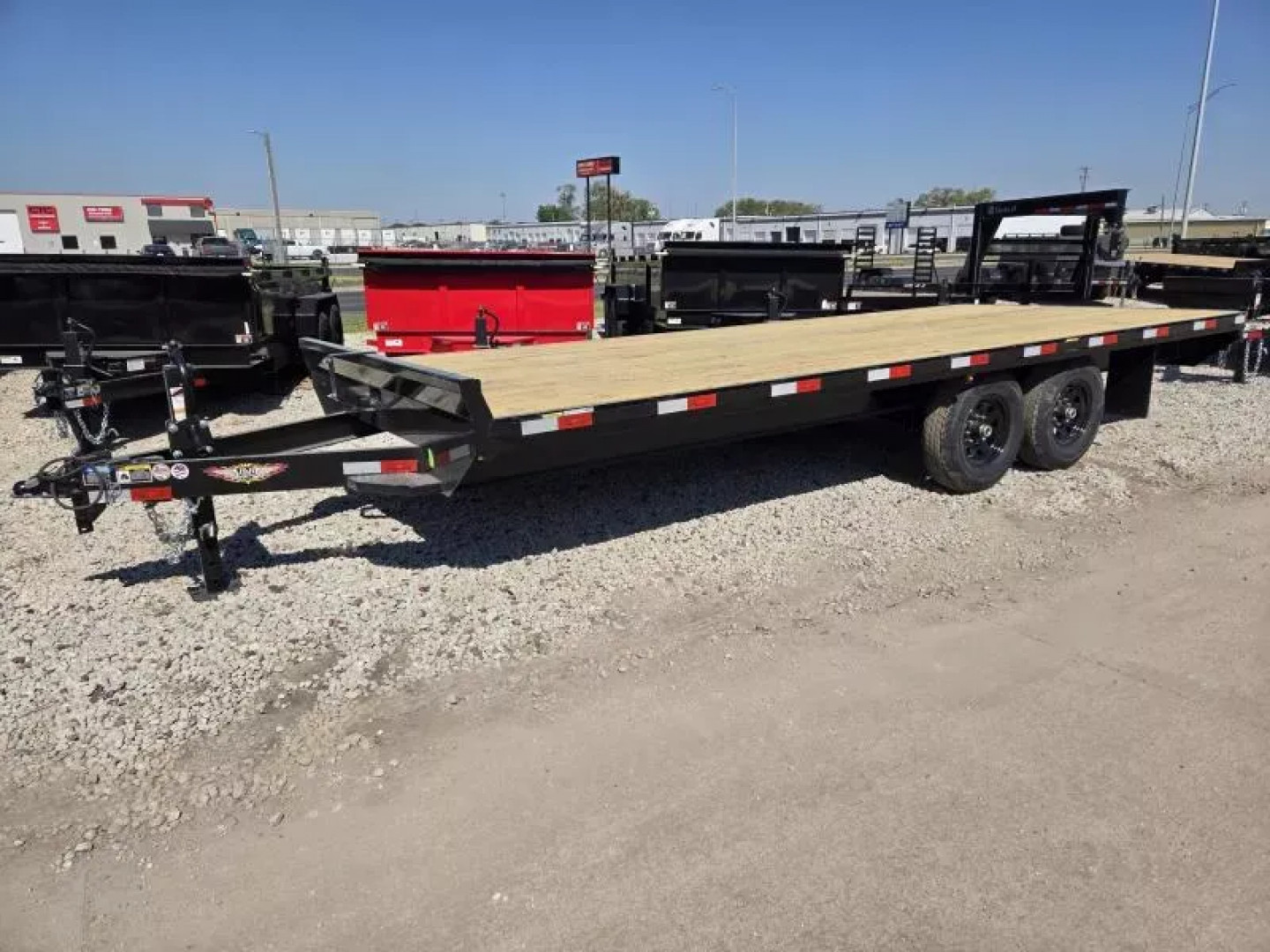 New 2025 H and H Trailer 102x20 Standard Duty Bumper Pull Deckover Trailer  14K