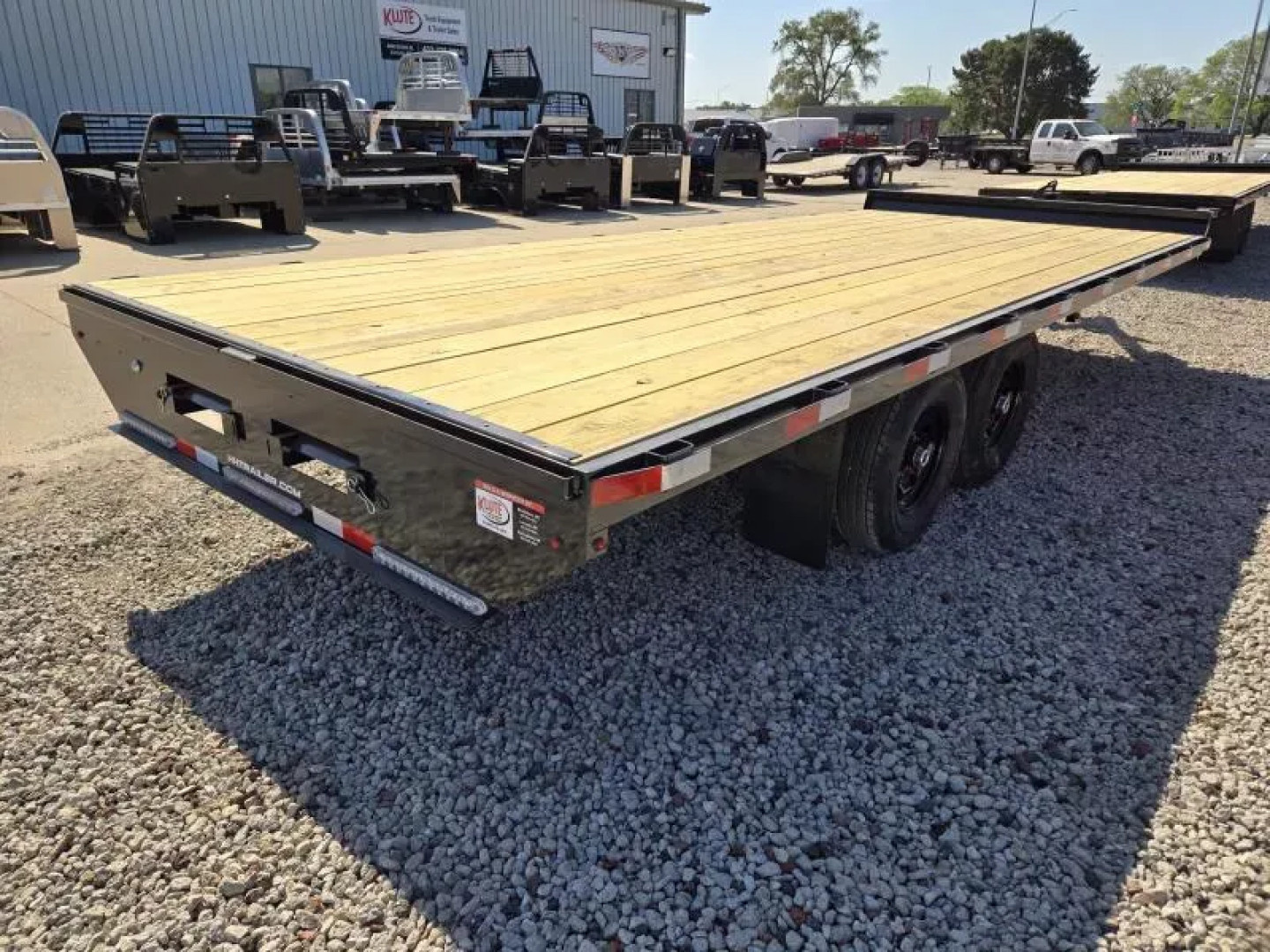 New 2025 H and H Trailer 102x20 Standard Duty Bumper Pull Deckover Trailer  14K