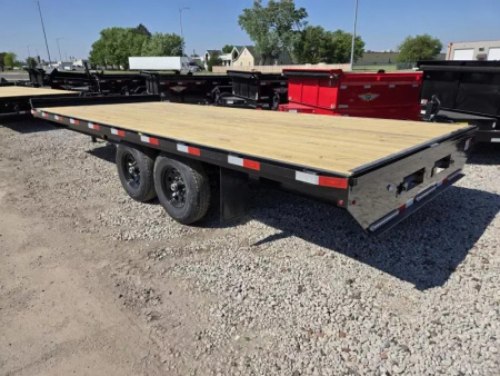 New 2025 H and H Trailer 102x20 Standard Duty Bumper Pull Deckover Trailer  14K
