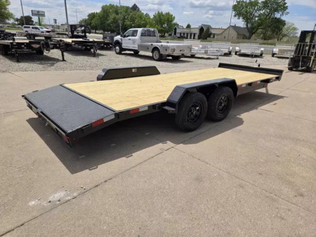 New 2025 H and H Trailer 82 x 20 (18+2) Car Hauler Trailer  7K