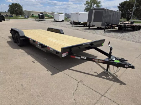 New 2025 H and H Trailer 82 x 20 (18+2) Car Hauler Trailer  7K