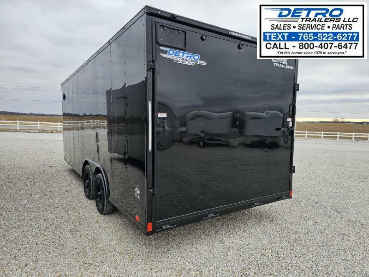 New 2024 TOTAL BLACK-OUT Cargo Express EX DLX 8.5' x 20' 7K Enclosed Car Hauler Trailer