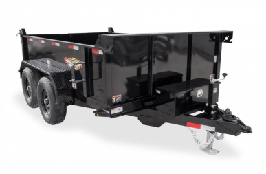 New 2025 H and H Trailer 83x16 Industrial Dump Trailer  14K Scissor