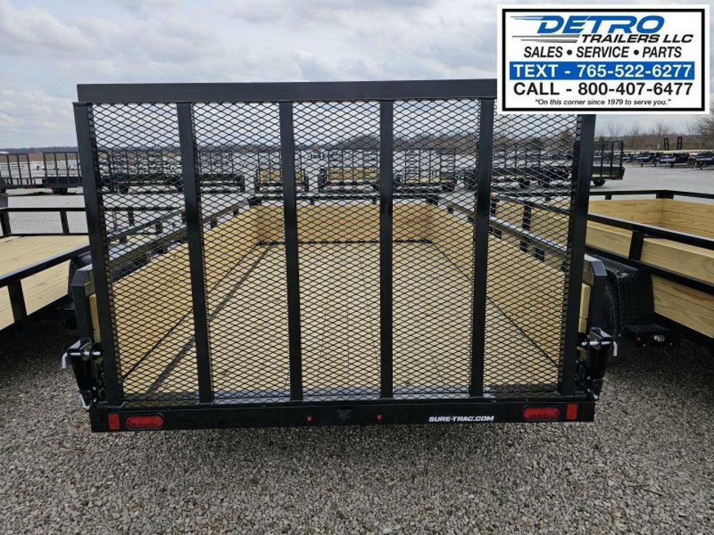 New 2024 Sure-Trac 7' x 12' 3K Idler Three Board Tube Top Trailer