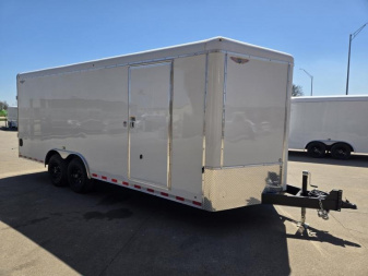 New 2025 H and H Trailer 8.5x20 HH Series Round Top V-Nose Enclosed Car Hauler Trailer  14K
