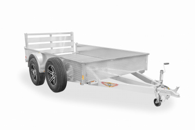New 2025 H and H Trailer 76x12 Aluminum Solid Side Utility Trailer  3K Idler