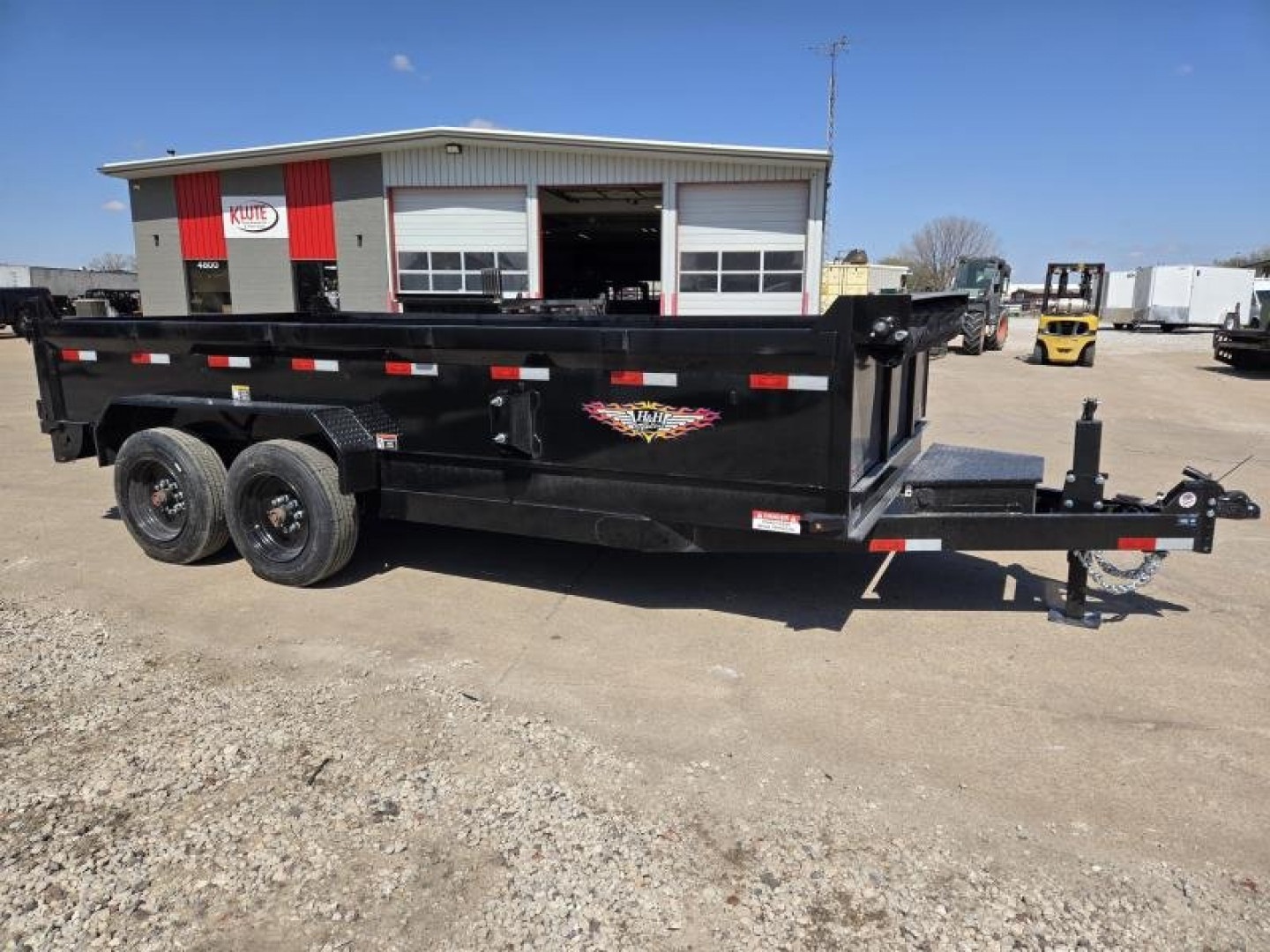 New 2025 H and H Trailer 83x16 Industrial Dump Trailer  16K Scissor