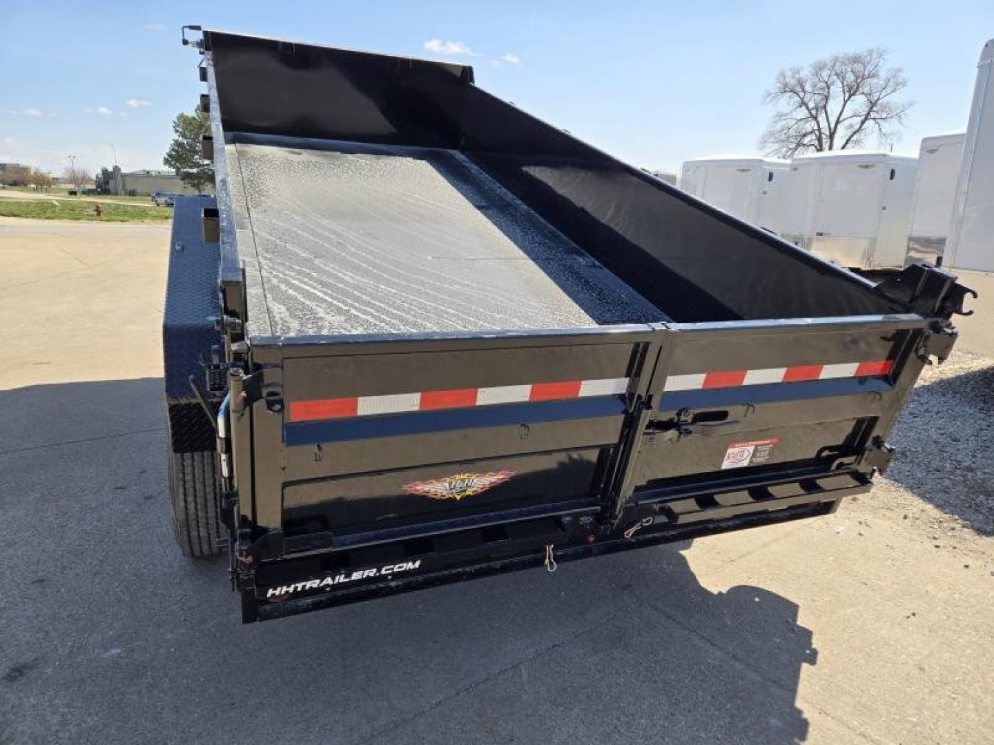 New 2025 H and H Trailer 83x16 Industrial Dump Trailer  16K Scissor