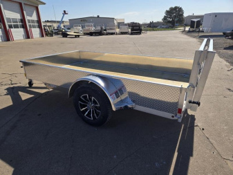 New 2025 H and H Trailer 66x10 Aluminum Solid Side Utility Trailer  3K Idler