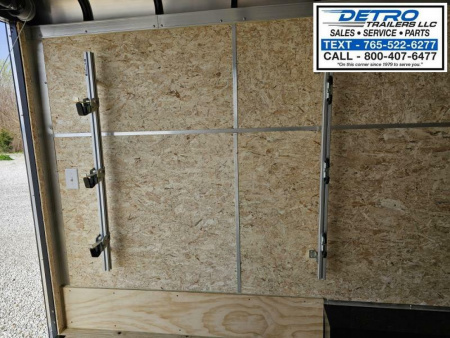 New 2024 Sure-Trac 8.5' x 20' 10K Landscape Pro Round Top Ramp Door Enclosed Cargo Trailer w/ Upper Cabinet