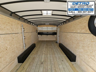 New 2024 Sure-Trac 8.5' x 18' 10K Landscape Pro Round Top Enclosed Cargo Trailer