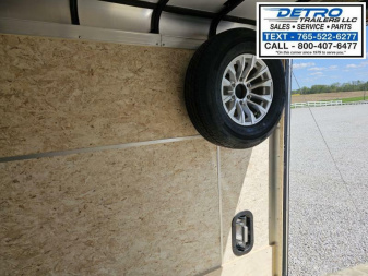 New 2024 Sure-Trac 8.5' x 18' 10K Landscape Pro Round Top Enclosed Cargo Trailer