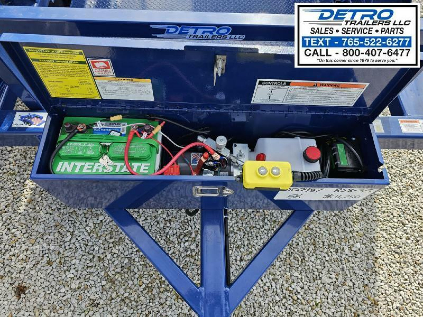 New 2024 Air Tow S8-35 4.6K Utility Trailer w/ Ground Level Loading- Drop-Deck