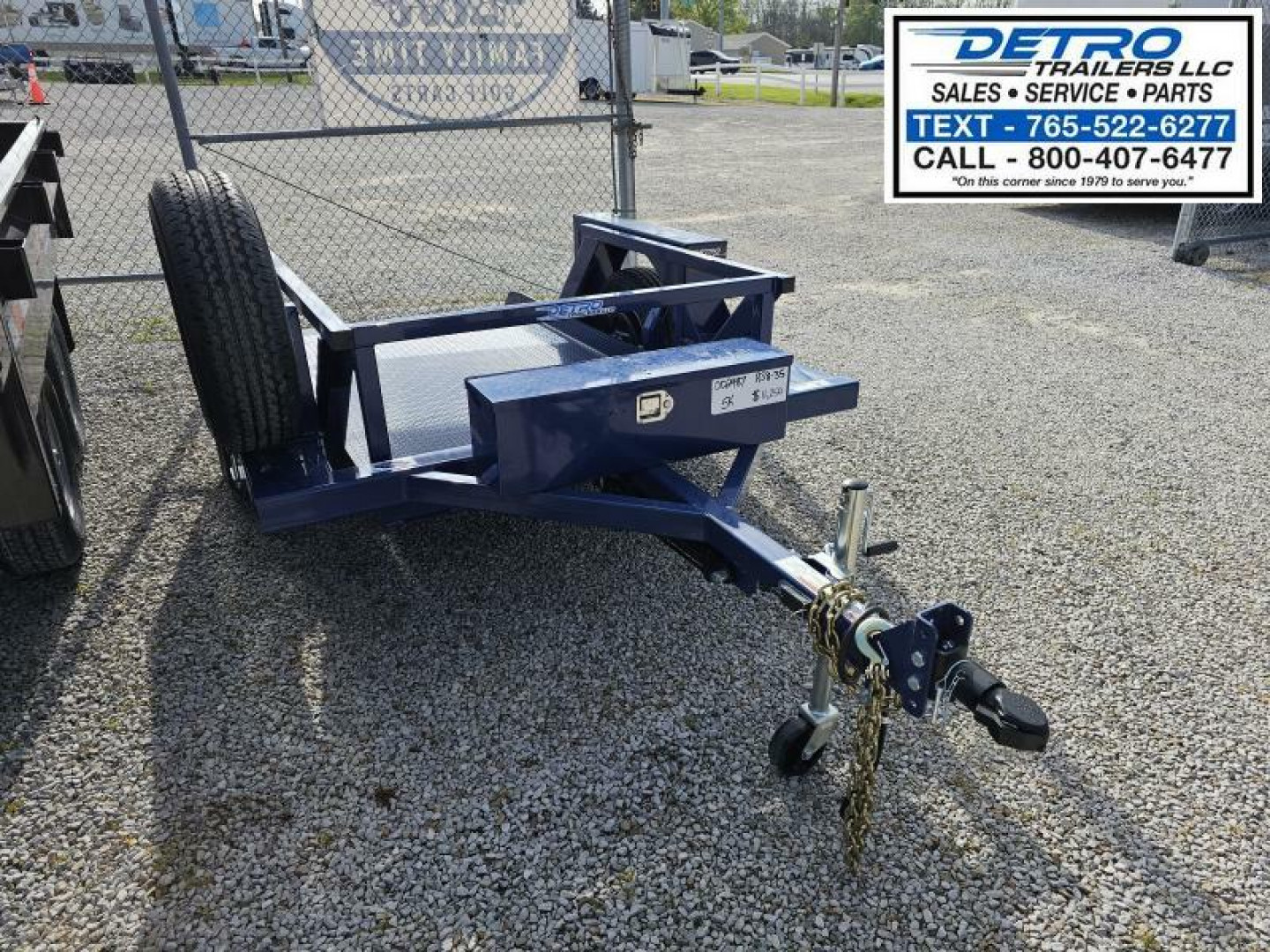 New 2024 Air Tow S8-35 4.6K Utility Trailer w/ Ground Level Loading- Drop-Deck
