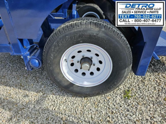 New 2024 Air Tow S8-35 4.6K Utility Trailer w/ Ground Level Loading- Drop-Deck