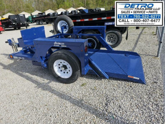 New 2024 Air Tow S8-35 4.6K Utility Trailer w/ Ground Level Loading- Drop-Deck