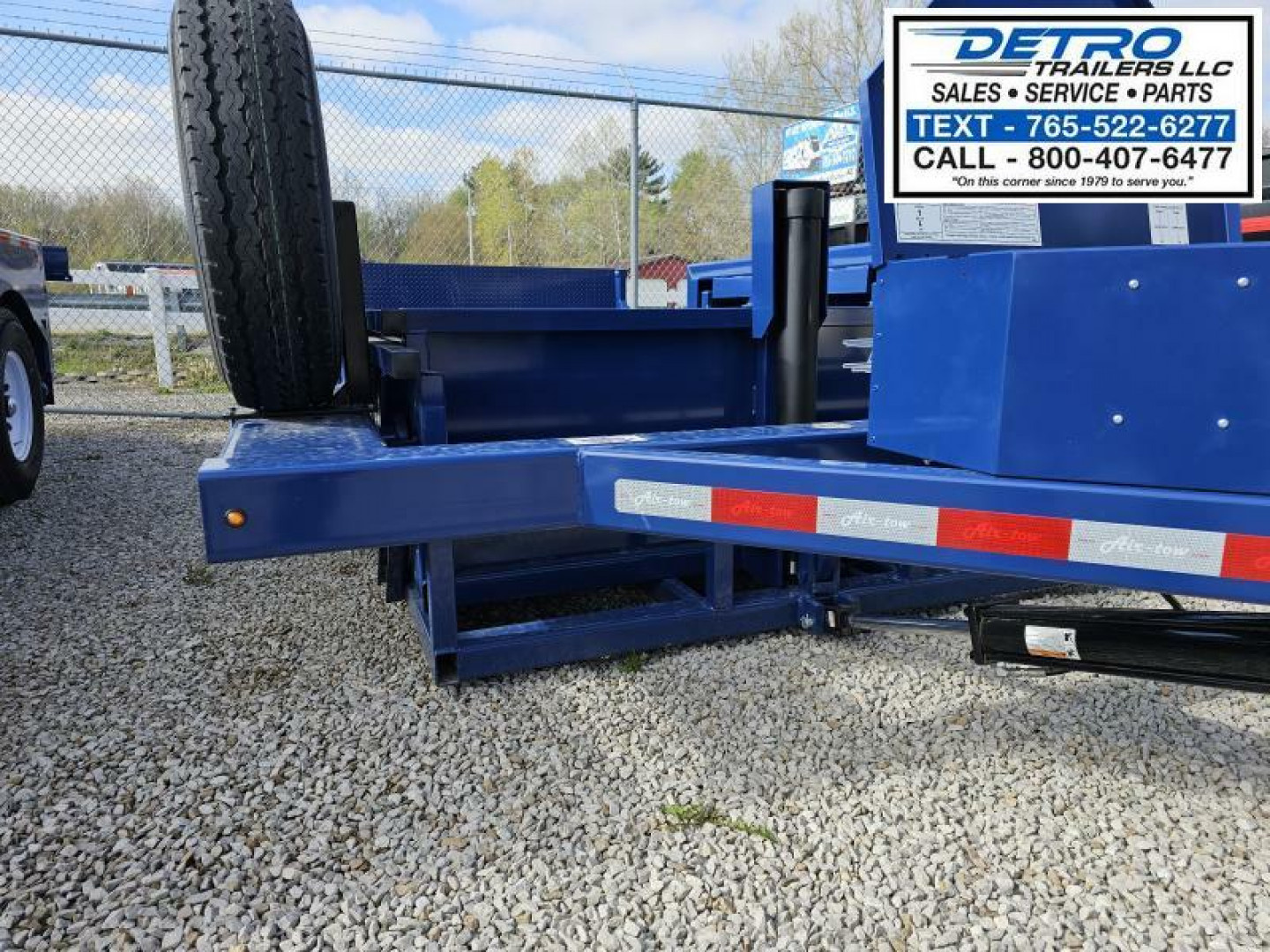 New 2024 Air Tow 3D-12 6' x 12' 15K Telescopic Dump Trailer w/ Ground Level Loading- Drop-Deck