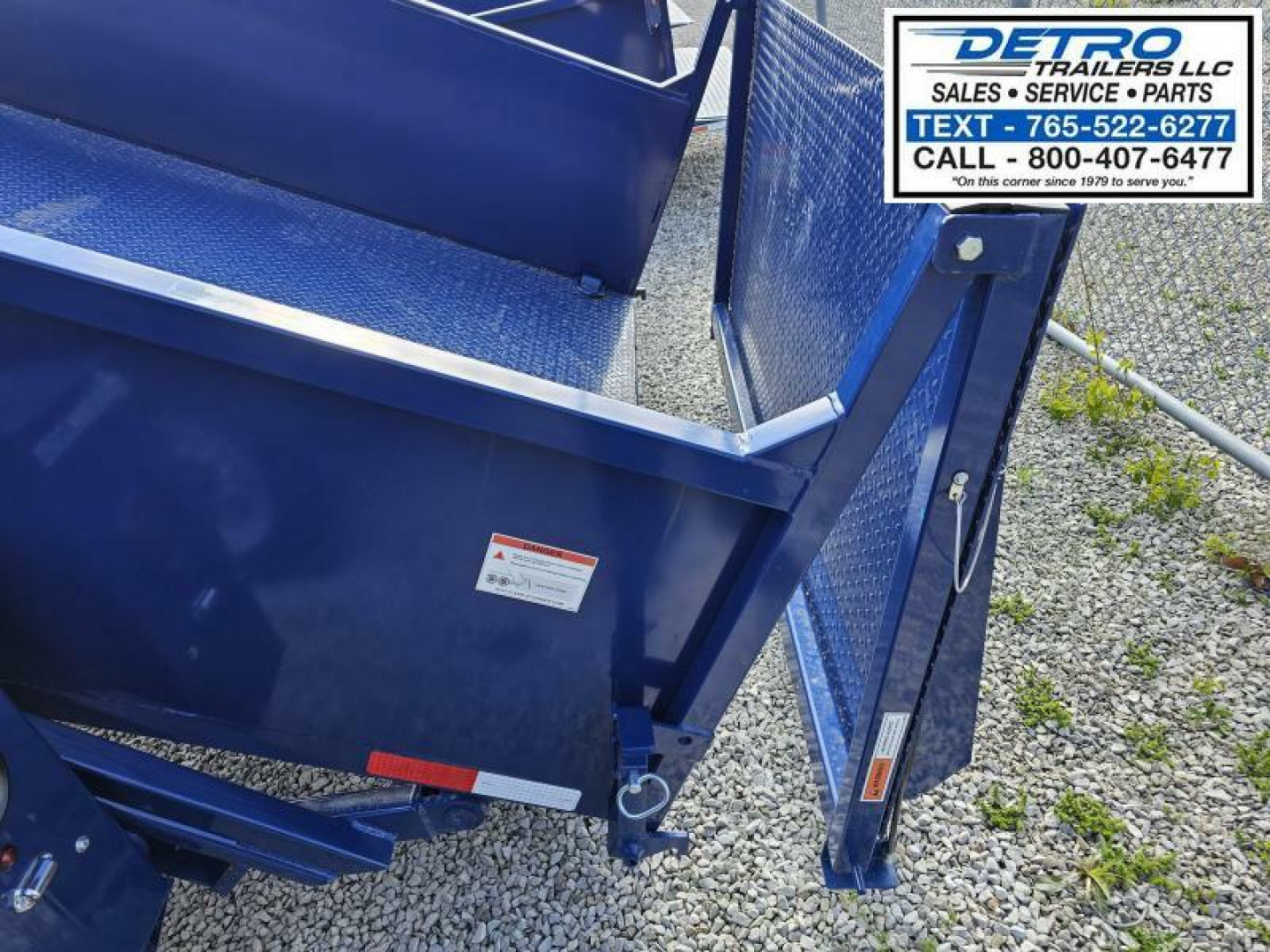 New 2024 Air Tow 3D-12 6' x 12' 15K Telescopic Dump Trailer w/ Ground Level Loading- Drop-Deck