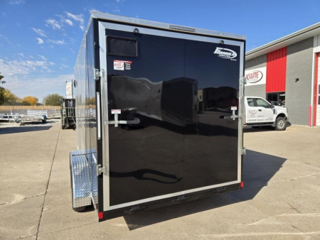 New 2025 Formula Trailers 7x14 Conquest Flat Top Sloped V-Nose Cargo / Enclosed Trailer 7K