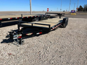 New 2025 H and H Trailer 82x16+6 Gravity Tilt Equipment Trailer  14K