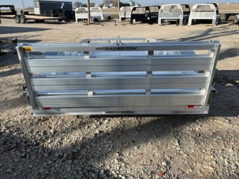 New 2025 H and H Trailer 78x12 Aluminum Low Side Utility Trailers  3K Idler