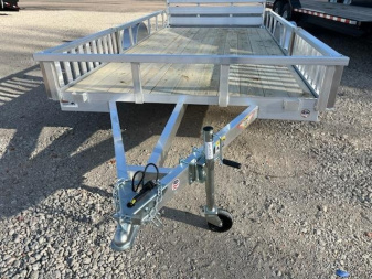 New 2025 H and H Trailer 82x14 Aluminum ATV Trailer  3K Idler