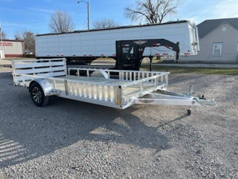 New 2025 H and H Trailer 82x14 Aluminum ATV Trailer  3K Idler