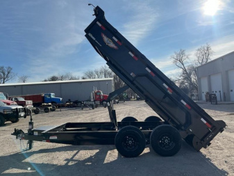 New 2025 H and H Trailer 83x14 Industrial Dump Trailer  14K Scissor
