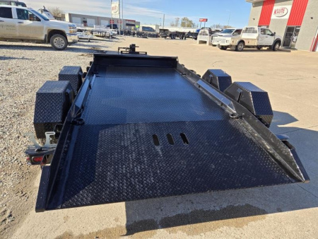 New 2025 Sure-Trac 7 x 14 Drop Deck 15.4K Equipment Trailer