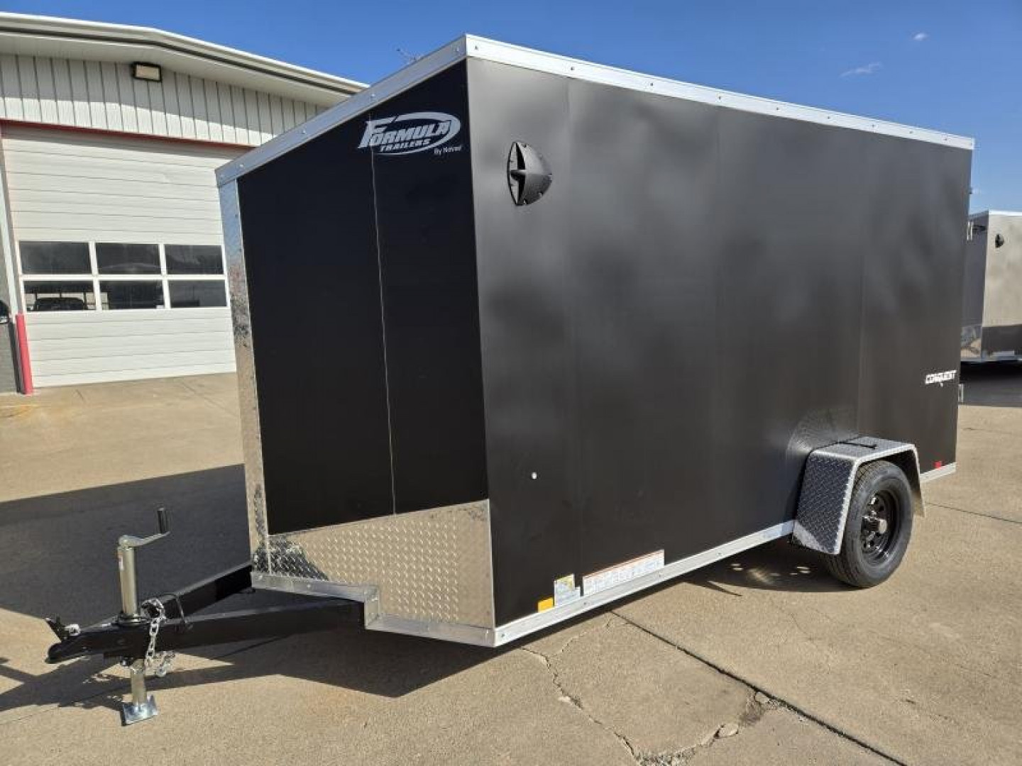 New 2025 Formula Trailers 6x12 Conquest Flat Top Sloped V-Nose Cargo / Enclosed Trailer 3K