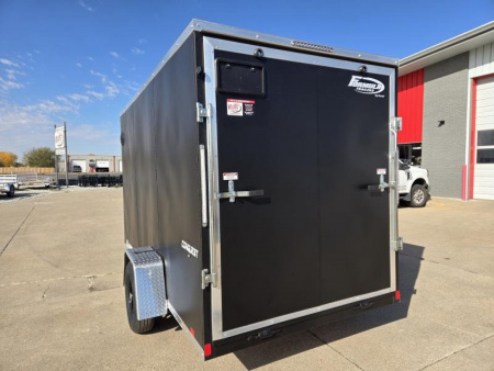 New 2025 Formula Trailers 6x12 Conquest Flat Top Sloped V-Nose Cargo / Enclosed Trailer 3K