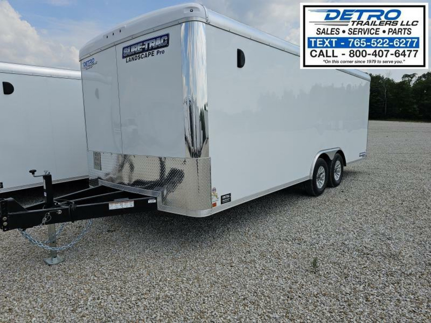 New 2024 Sure-Trac 8.5' x 20' 10K Landscape Pro Enclosed Round Top Cargo Trailer